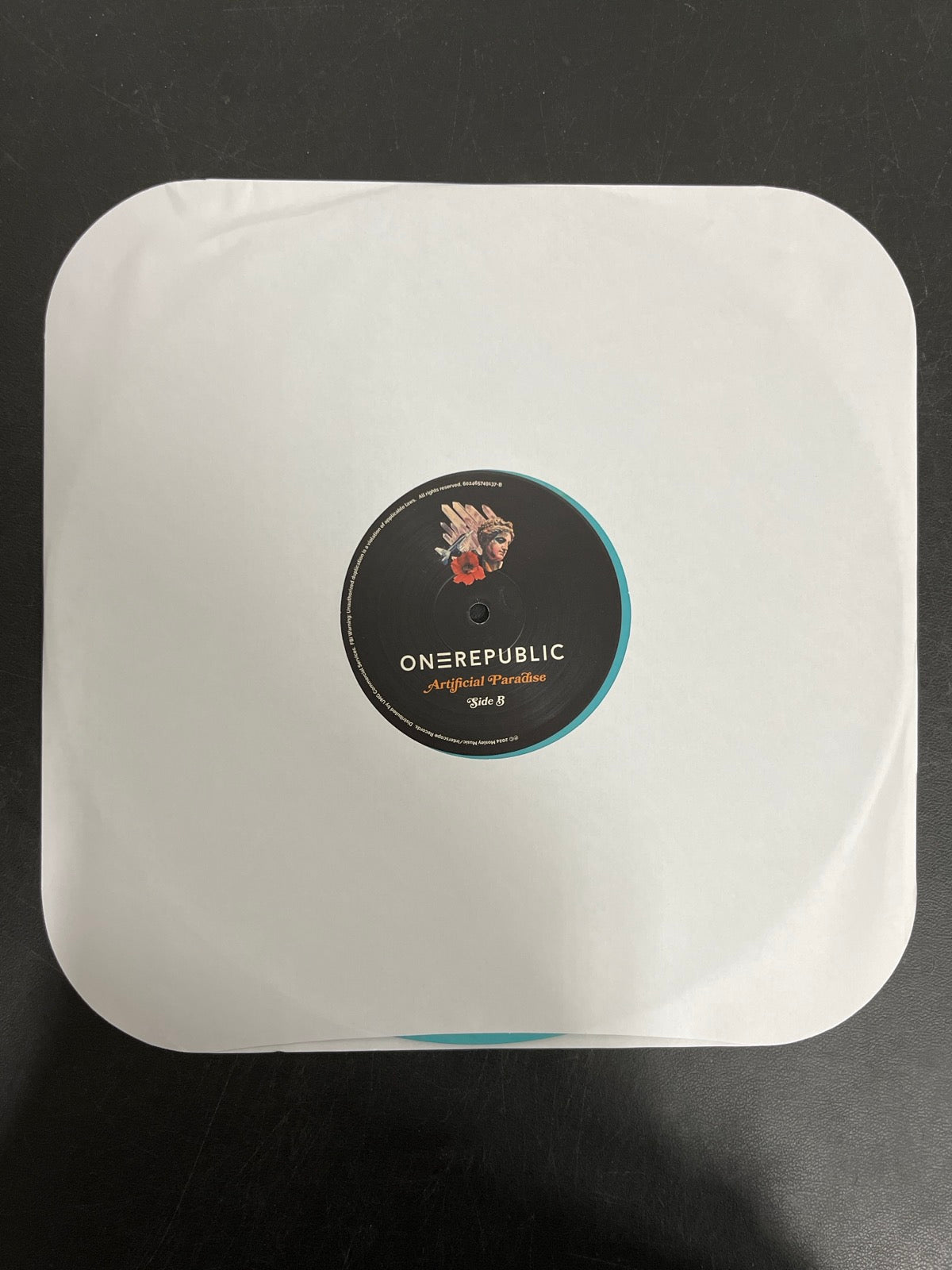 SLEEVE_1B - OneRepublic - Artificial Paradise LE Blue Vinyl USED NOT TESTED