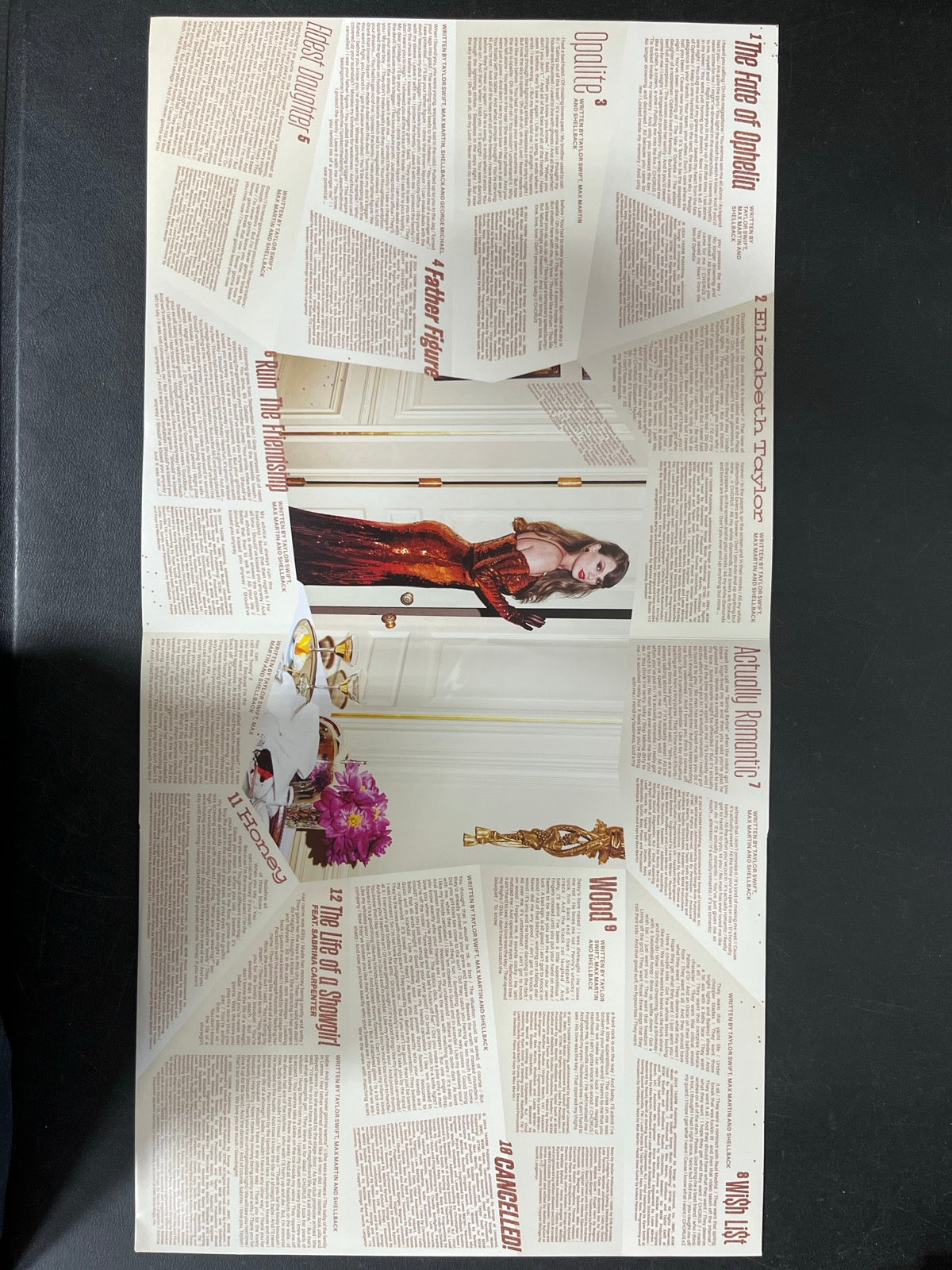 SLEEVE_1B - Taylor Swift - The Life of a ... LE 180gm Pink Yellow Vinyl USED NOT TESTED