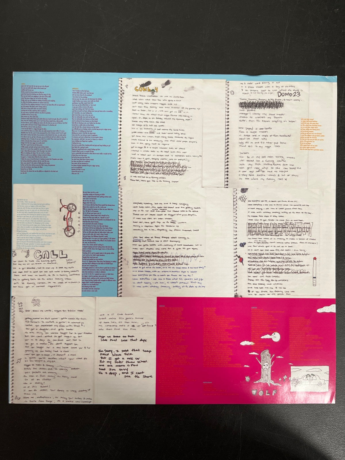 SLEEVE_1B - Tyler, The Creator - Wolf LE Pink Vinyl USED NOT TESTED