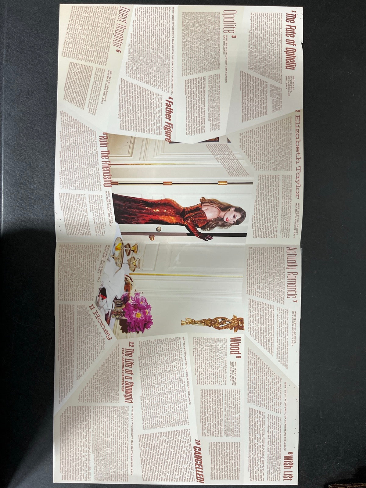 SLEEVE_1B - Taylor Swift - The Life of a ... LE 180gm Pink Yellow Vinyl USED NOT TESTED