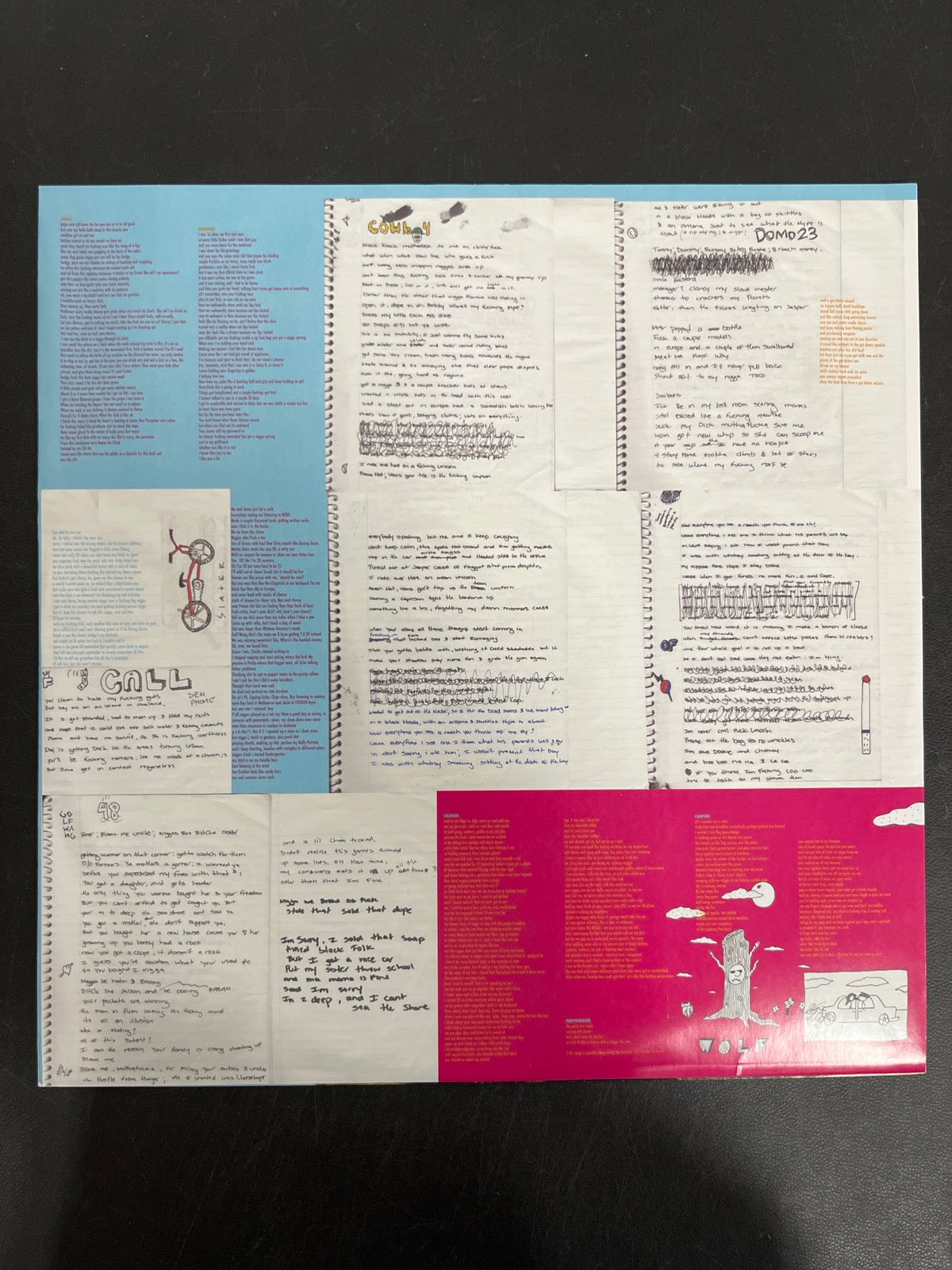 SLEEVE_1B - Tyler, The Creator - Wolf LE Pink Vinyl USED NOT TESTED