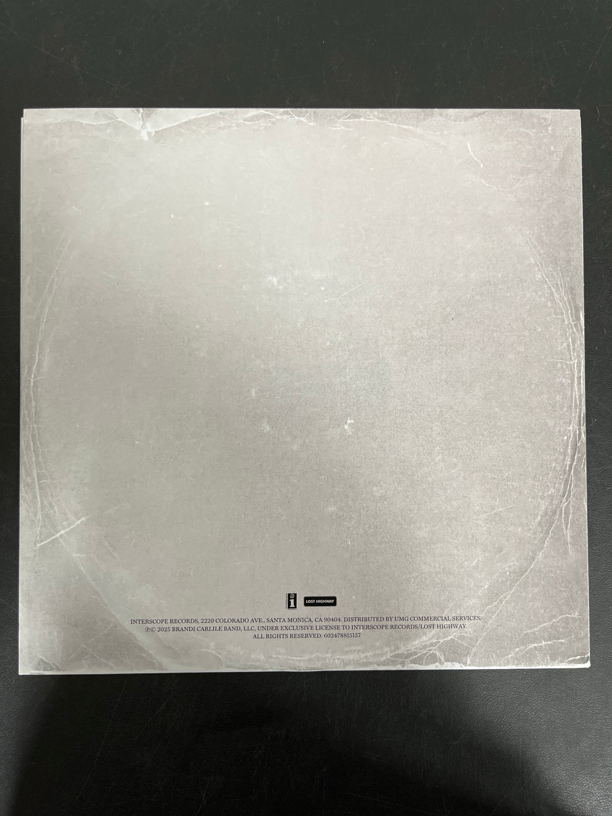 SLEEVE_1B - Brandi Carlile - Returning To Myself LE White Vinyl USED NOT TESTED