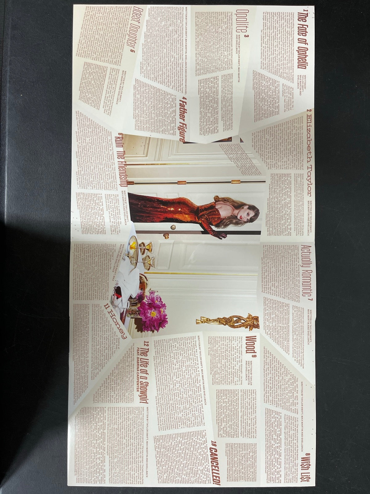 SLEEVE_1B - Taylor Swift - The Life of a ... LE 180gm Pink Yellow Vinyl USED NOT TESTED