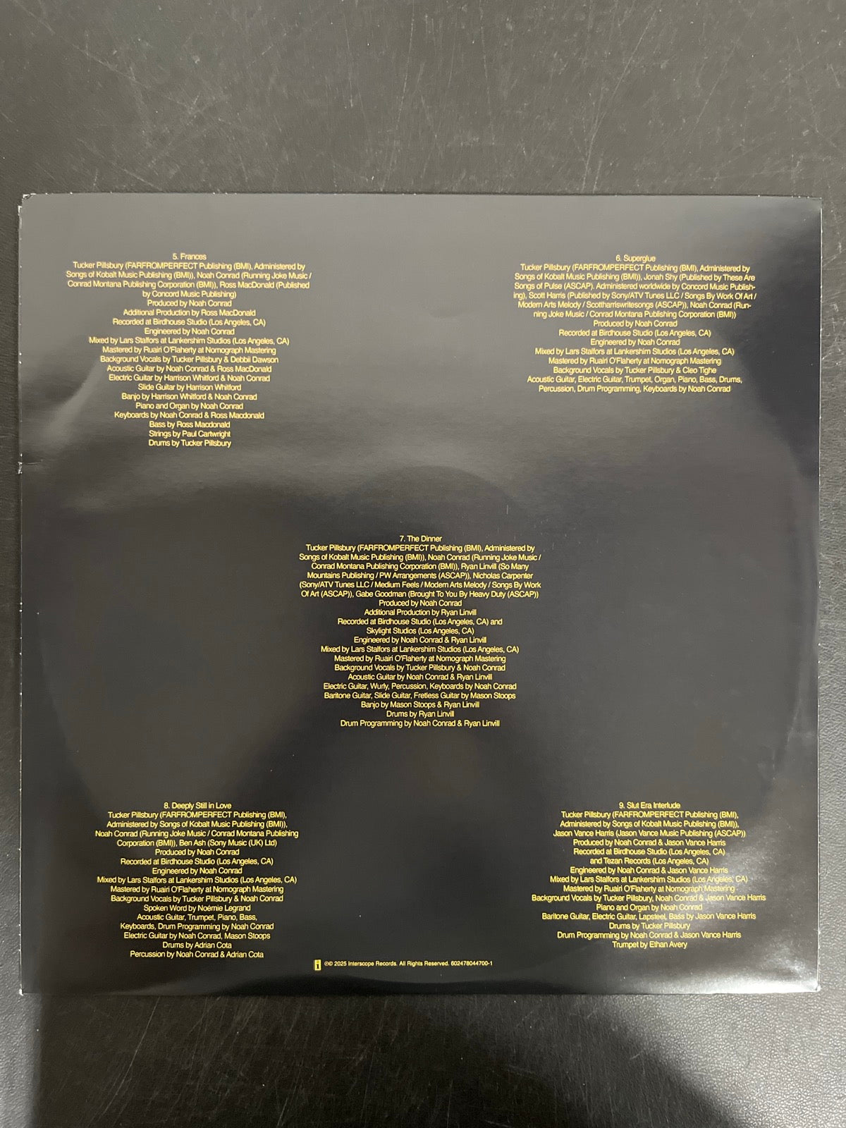 SLEEVE_1B - Role Model - Kansas Anymore (The ...) Deluxe Yellow Vinyl USED NOT TESTED