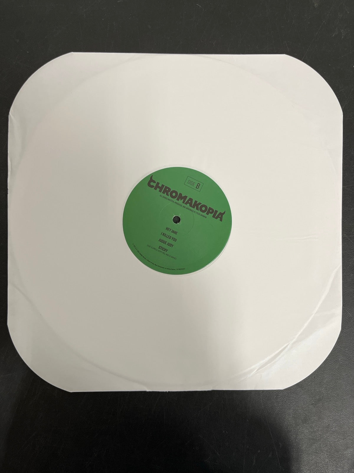 SLEEVE_1B - Tyler, the Creator - Chromakopia 180gm Deluxe Opaque White Vinyl USED NOT TESTED