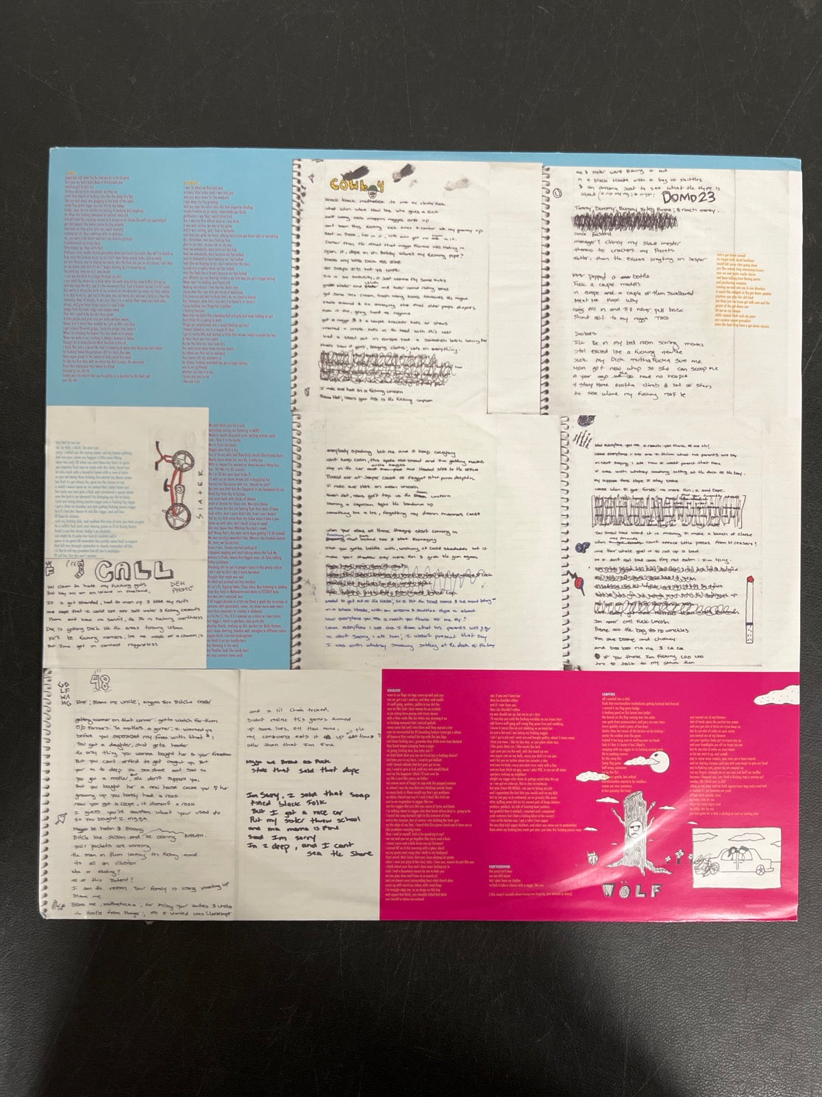 SLEEVE_1B - Tyler, The Creator - Wolf LE Pink Vinyl USED NOT TESTED