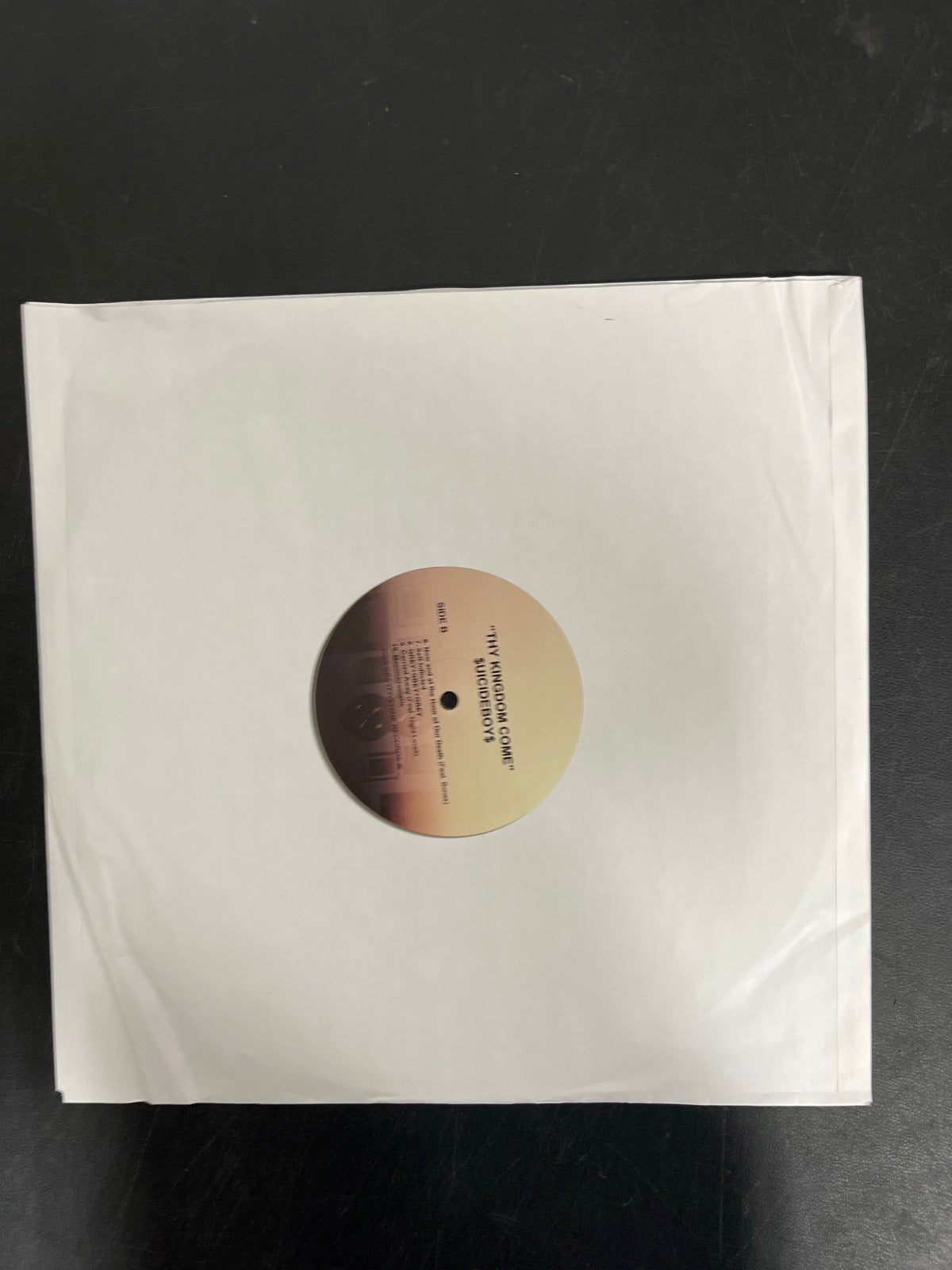 SLEEVE_1B - $uicideboy$ - Thy Kingdom Come LE Clear Vinyl USED NOT TESTED