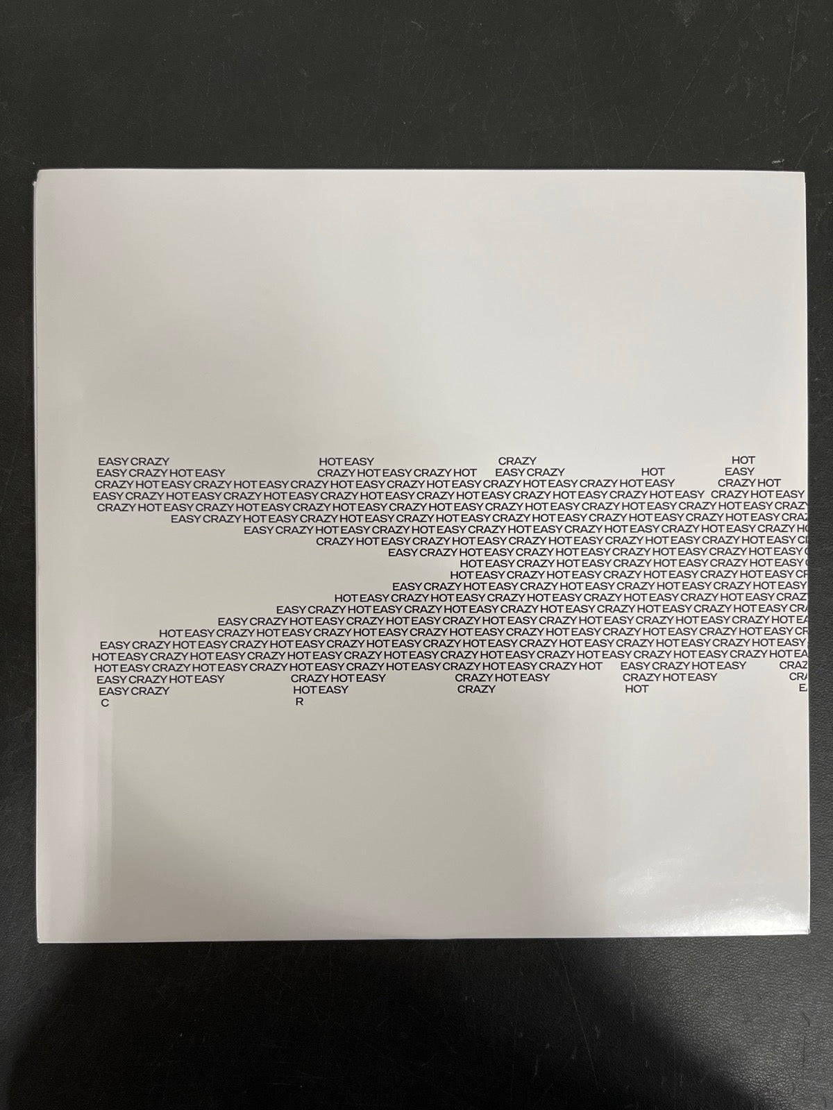 SLEEVE_1B - Le Sserafim - Easy-Crazy-Hot LE Translucent Vinyl WARPED NOT TESTED