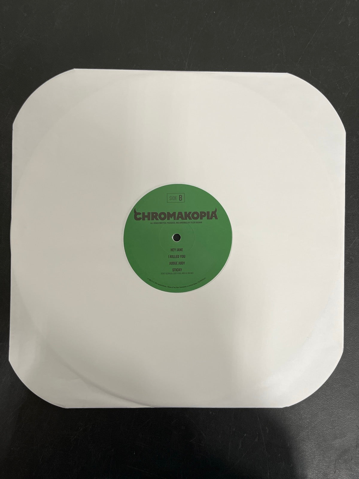 SLEEVE_1B - Tyler, the Creator - Chromakopia 180gm Deluxe Opaque White Vinyl USED NOT TESTED