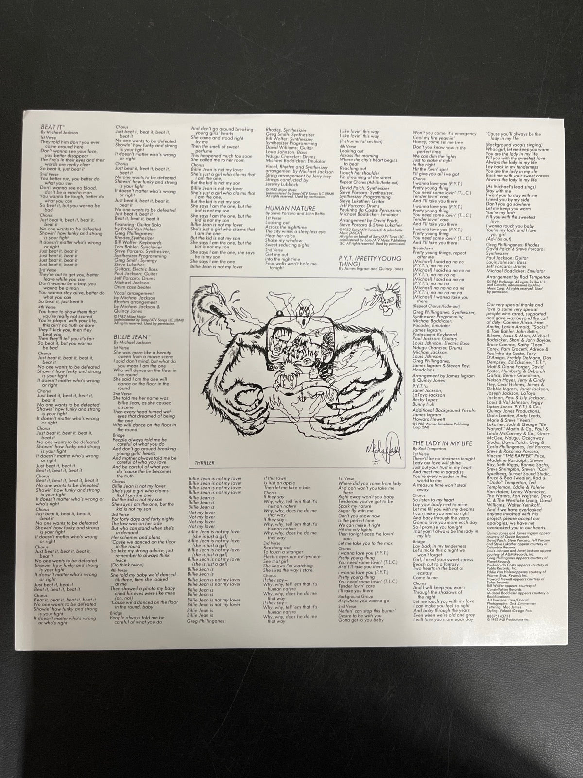 SLEEVE_1B - Michael Jackson - Thriller 40 Anniversary Ed. Vinyl USED NOT TESTED