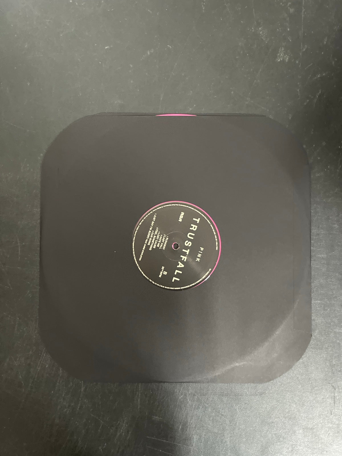 SLEEVE_1B - P!nk - Trustfall LE Pink Vinyl USED NOT TESTED