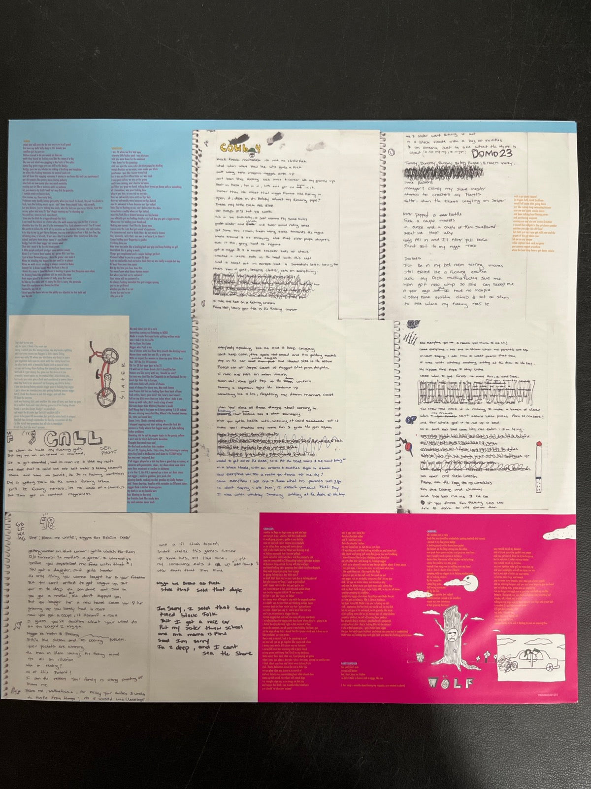 SLEEVE_1B - Tyler, The Creator - Wolf LE Pink Vinyl USED NOT TESTED