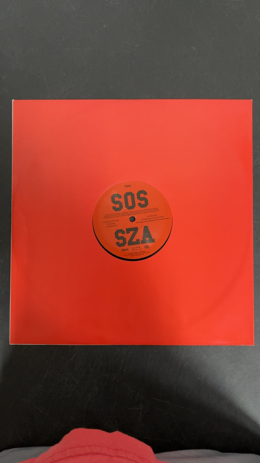 SLEEVE_1B - SZA - SOS LE Vinyl USED NOT TESTED
