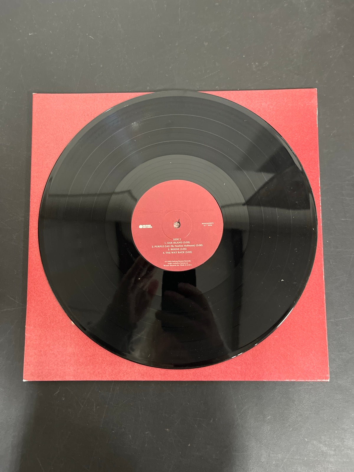SLEEVE_1B - Zach Bryan - The Great America ... Target Exclusive Etched Vinyl USED NOT TESTED