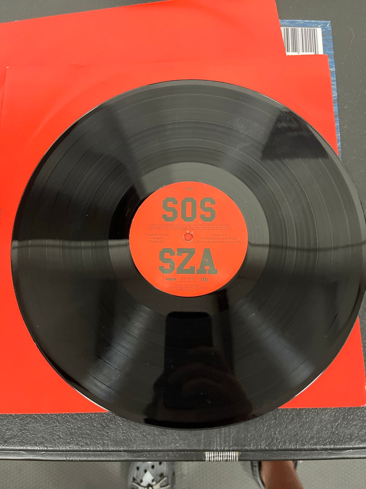 SLEEVE_1B - SZA - SOS Vinyl USED NOT TESTED