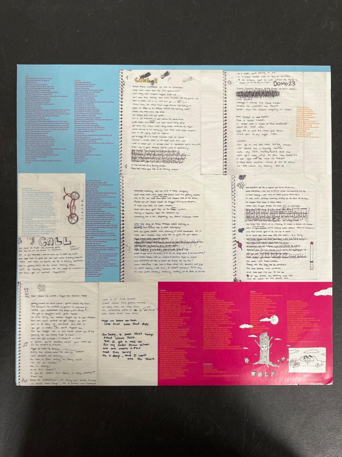 SLEEVE_1B - Tyler, The Creator - Wolf LE Pink Vinyl USED NOT TESTED