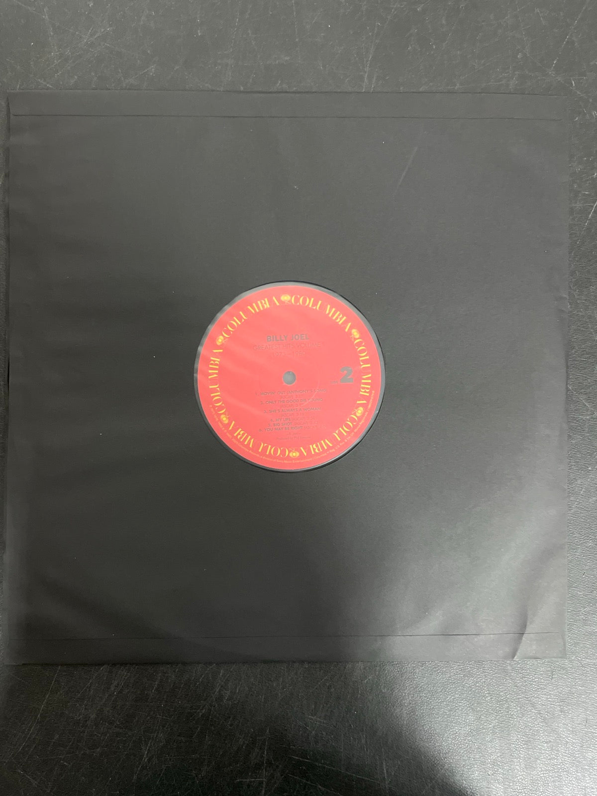SLEEVE_1B - Billy Joel - Greatest Hits, Volume I & II Black Vinyl USED NOT TESTED