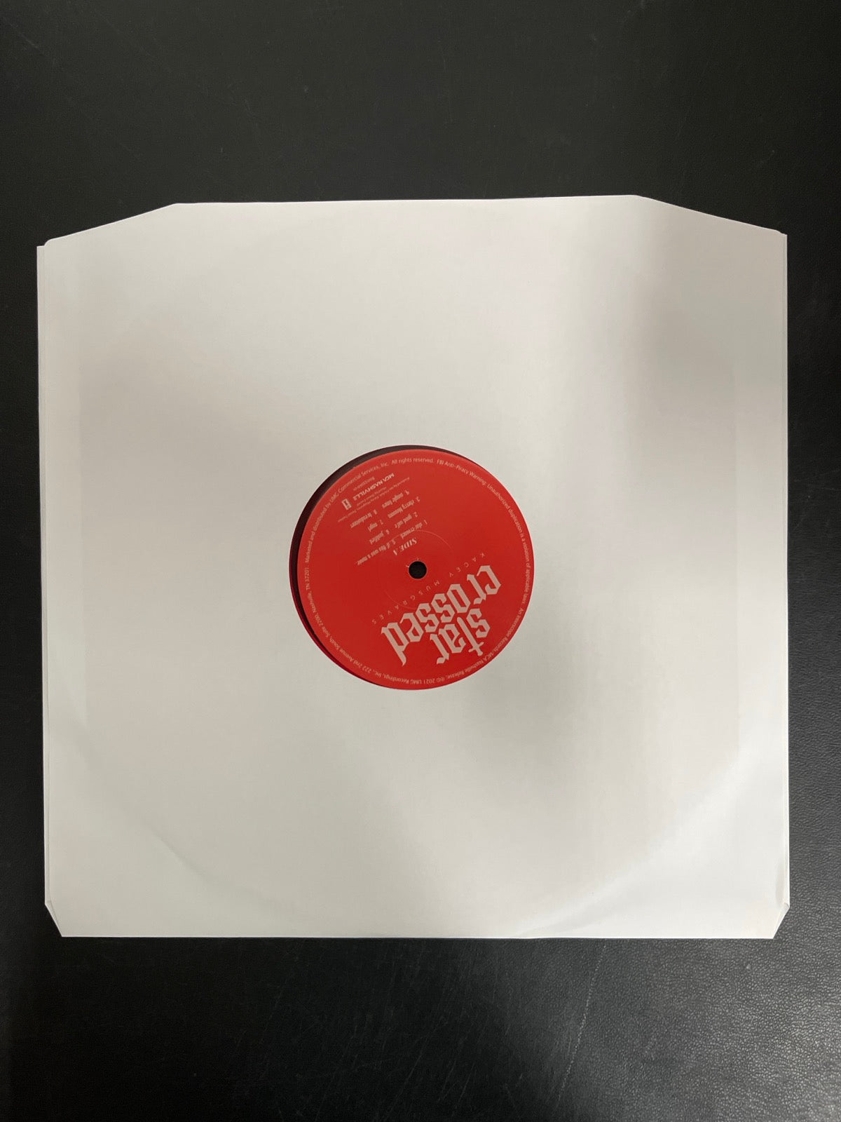 SLEEVE_1B - Kacey Musgraves - star-crossed LE Target Exclusive Red Vinyl USED NOT TESTED