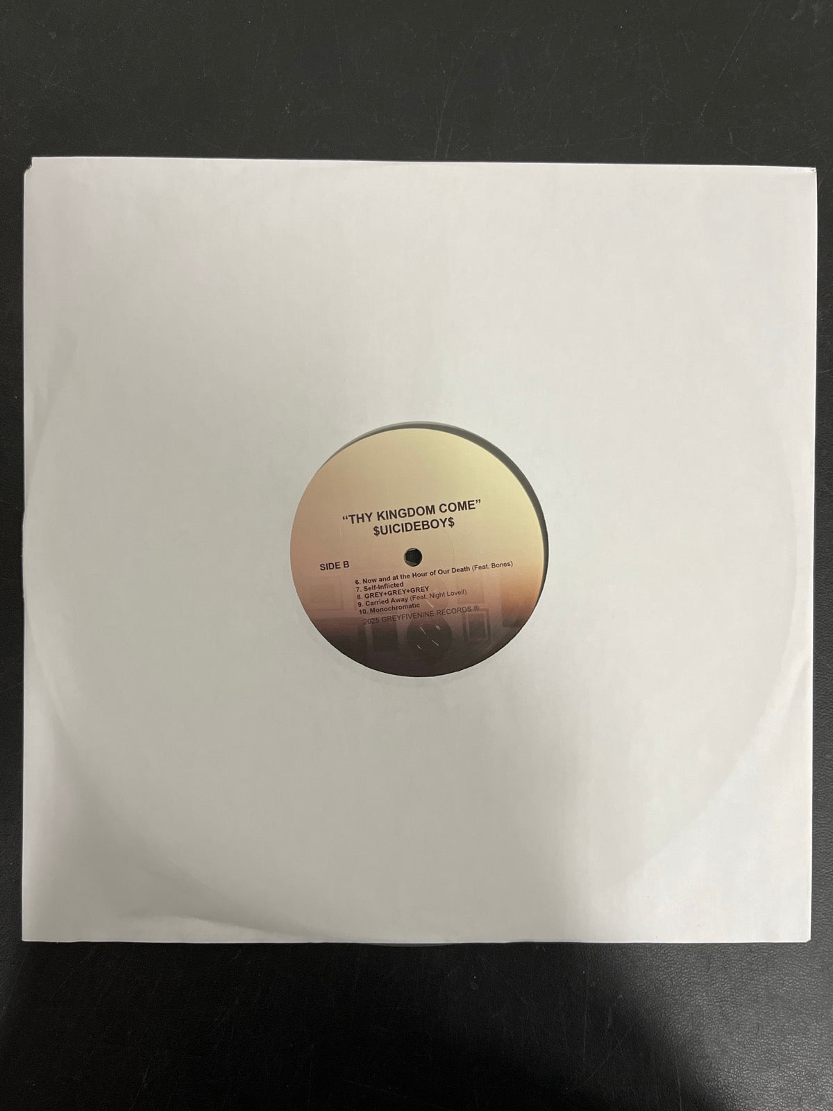 SLEEVE_1B - $uicideboy$ - Thy Kingdom Come LE Clear Vinyl USED NOT TESTED