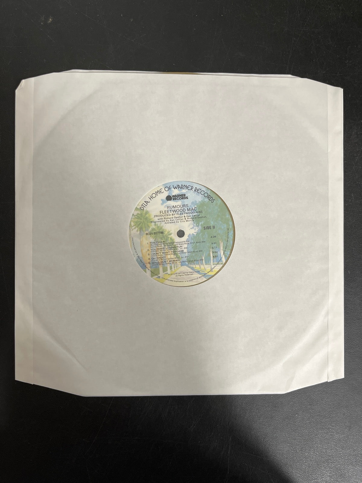 SLEEVE_1B - Fleetwood Mac - Rumours LE Gold Remastered Vinyl USED NOT TESTED