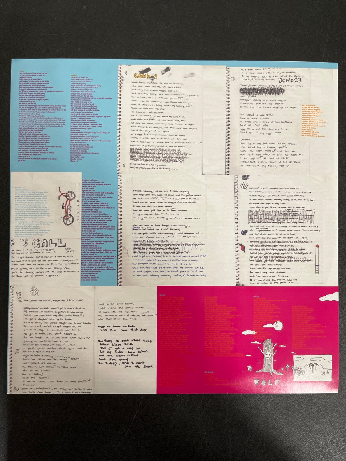 SLEEVE_1B - Tyler, The Creator - Wolf LE Pink Vinyl USED NOT TESTED
