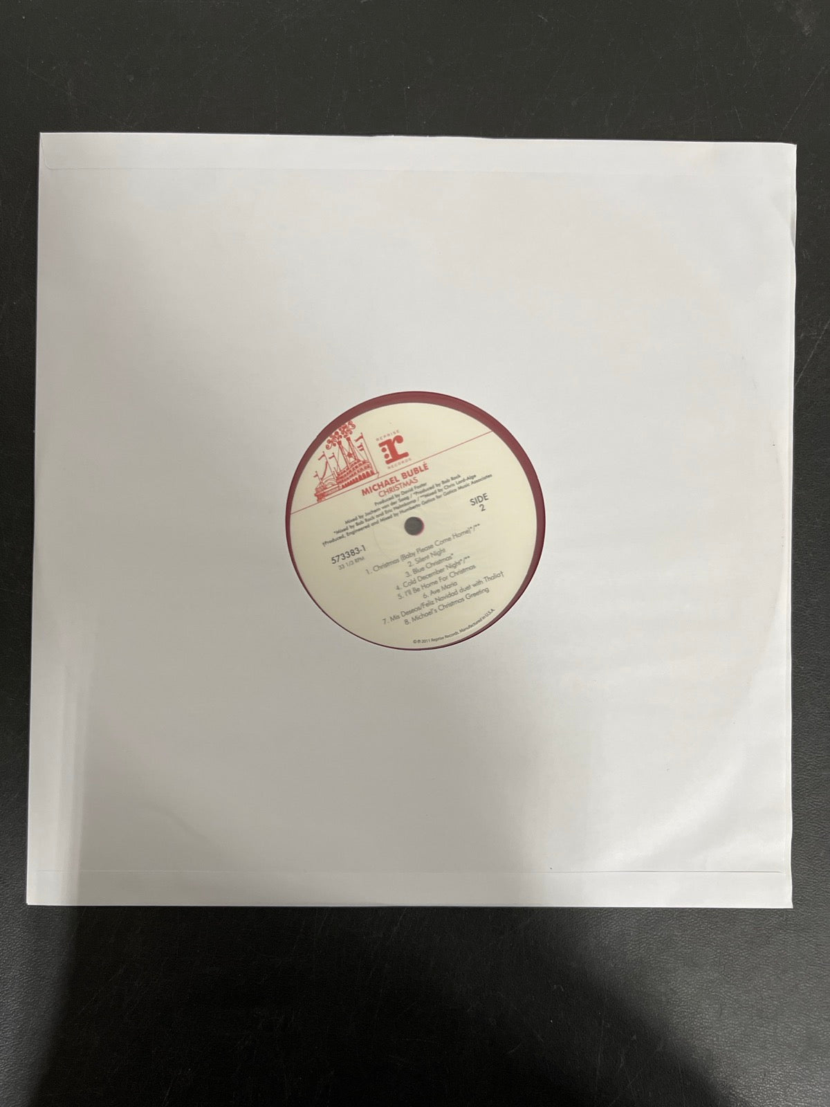SLEEVE_1B - Michael Bublé - Christmas LE Red Vinyl USED NOT TESTED