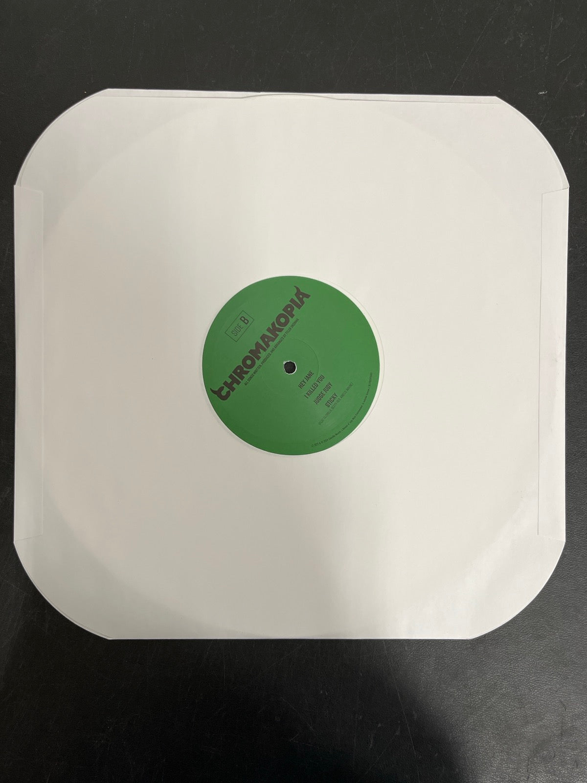 SLEEVE_1B - Tyler, the Creator - Chromakopia 180gm Deluxe Opaque White Vinyl USED NOT TESTED
