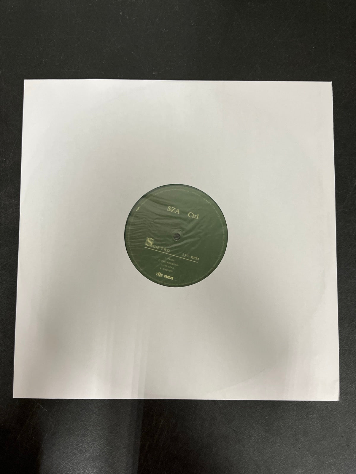SLEEVE_1B - SZA - Ctrl LE Translucent Green Vinyl USED NOT TESTED