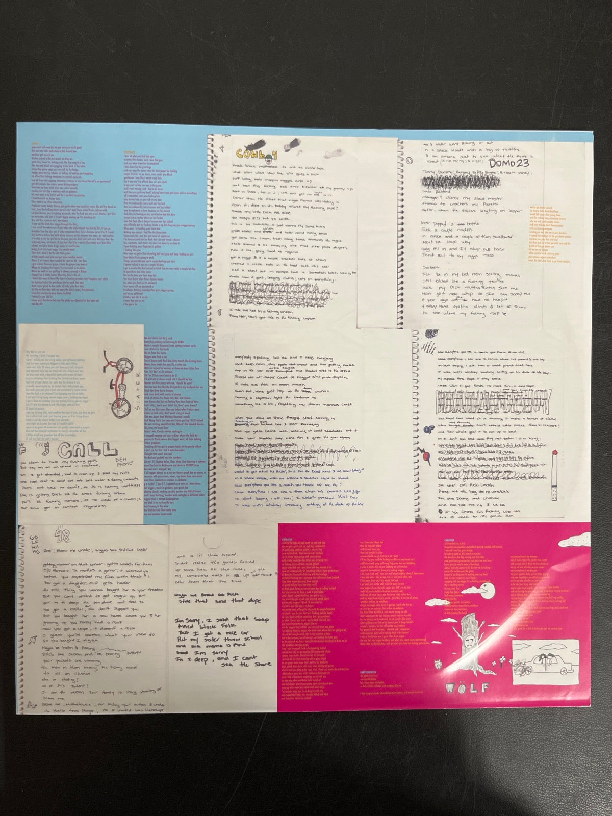 SLEEVE_1B - Tyler, The Creator - Wolf LE Pink Vinyl USED NOT TESTED