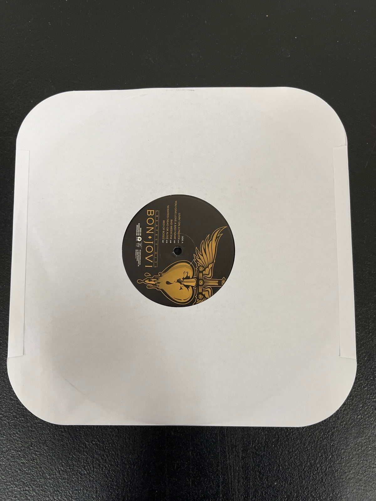 SLEEVE_1F - Bon Jovi - Greatest Hits LE Tiger Eye Vinyl USED NOT TESTED