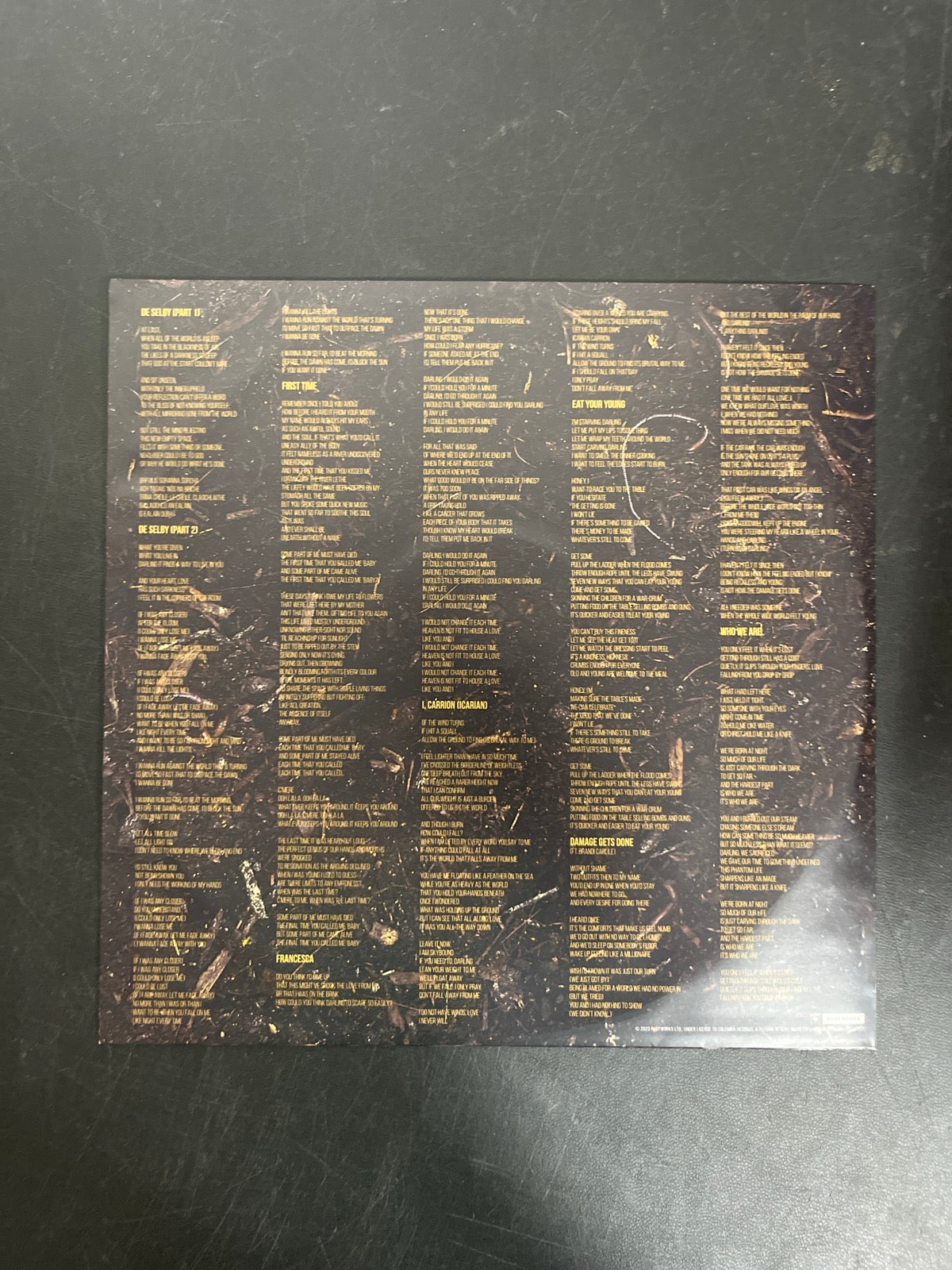 SLEEVE_1F - Hozier - Unreal Unearth Target Exclusive Vinyl USED NOT TESTED