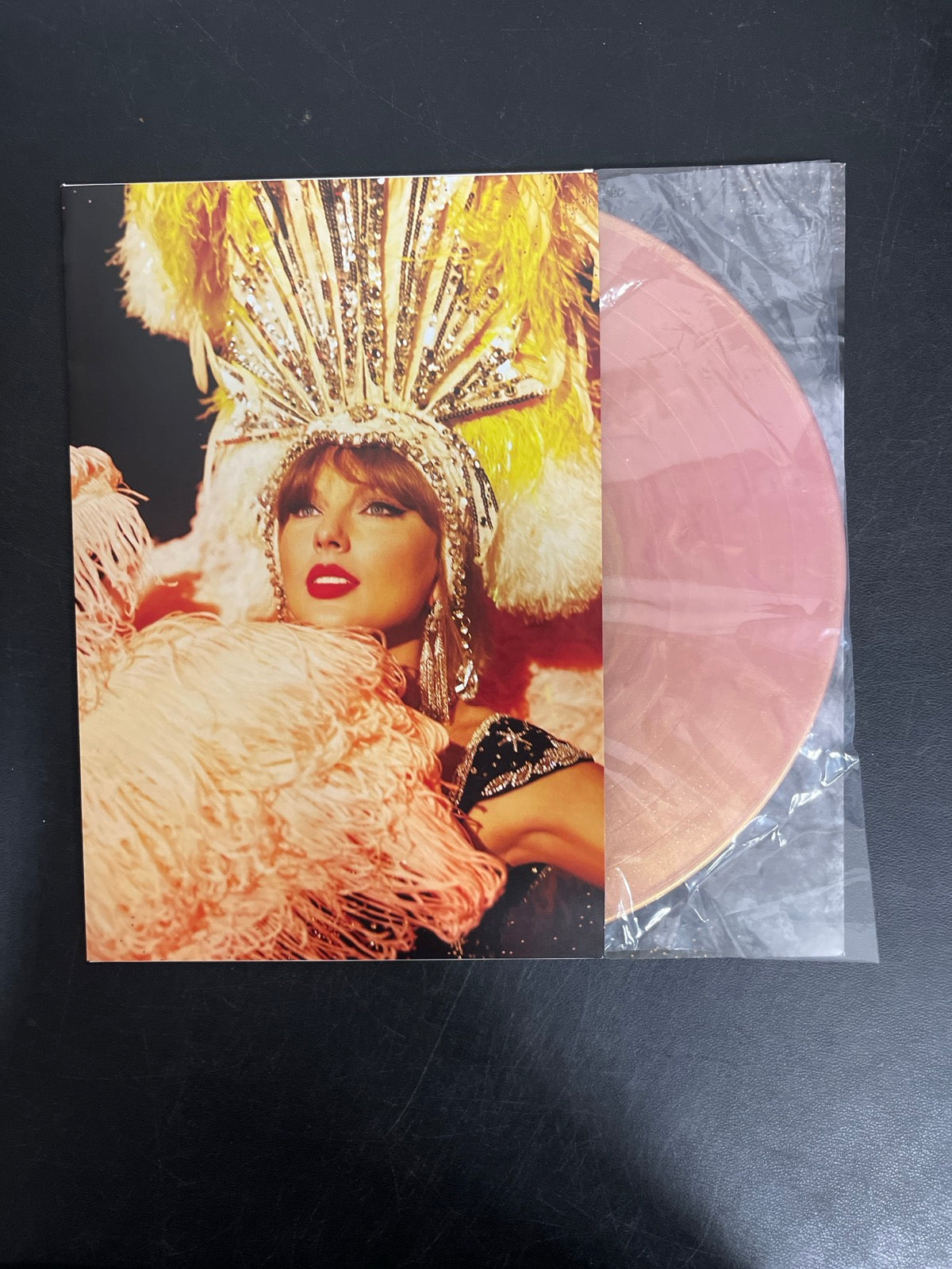 SLEEVE_1F - Taylor Swift - The Life of a ... LE 180gm Pink Yellow Vinyl USED NOT TESTED