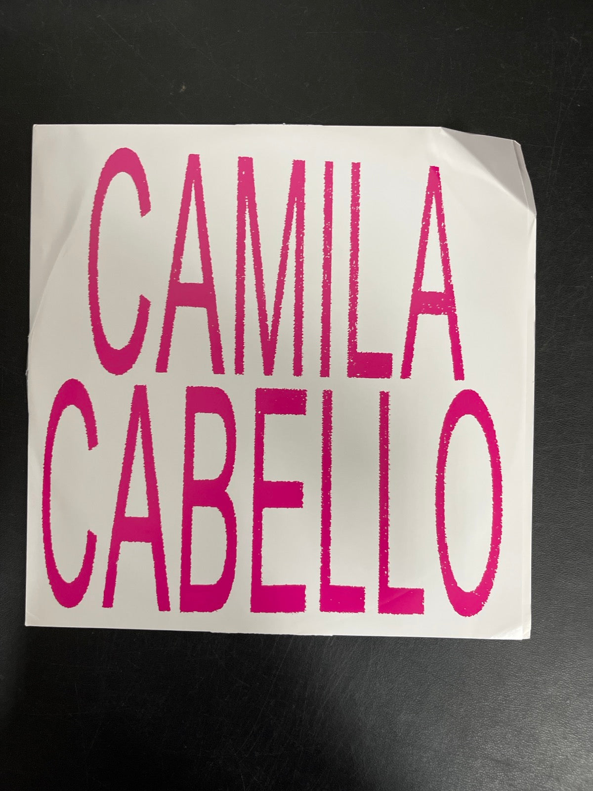 SLEEVE_1F - Camila Cabello - C,XOXO LE Silver Vinyl USED NOT TESTED