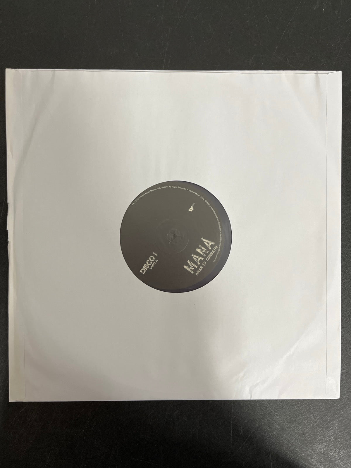 SLEEVE_1F - Maná - Amar Es Combatir LE Purple / Black Vinyl USED NOT TESTED