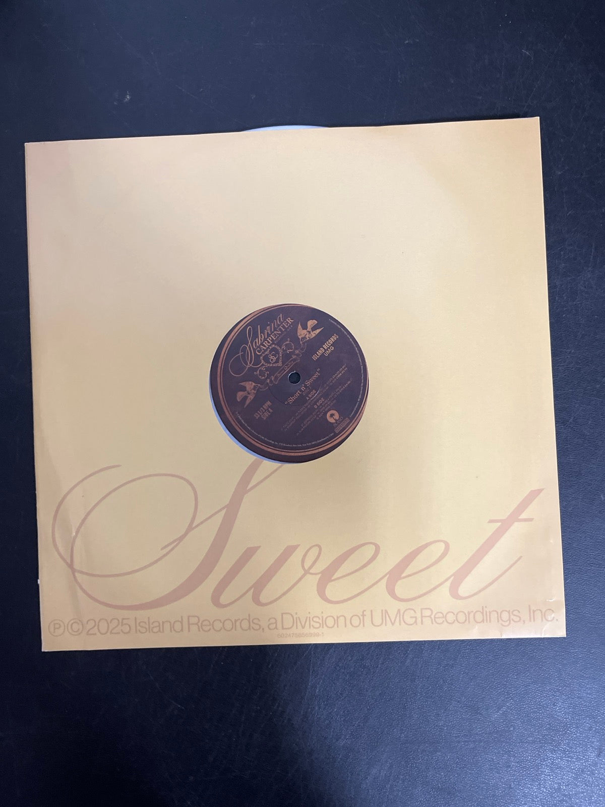 SLEEVE_1F - Sabrina Carpenter - Short N' Sweet LE Deluxe Ed. White Vinyl USED NOT TESTED