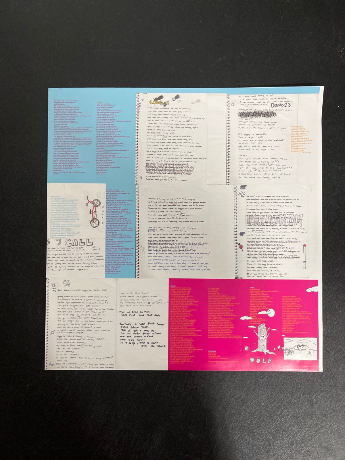 SLEEVE_1F - Tyler, The Creator - Wolf LE Pink Vinyl USED NOT TESTED