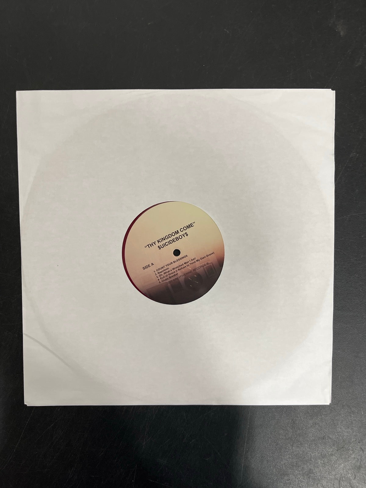 SLEEVE_1F - $uicideboy$ - Thy Kingdom Come LE Red Vinyl USED NOT TESTED