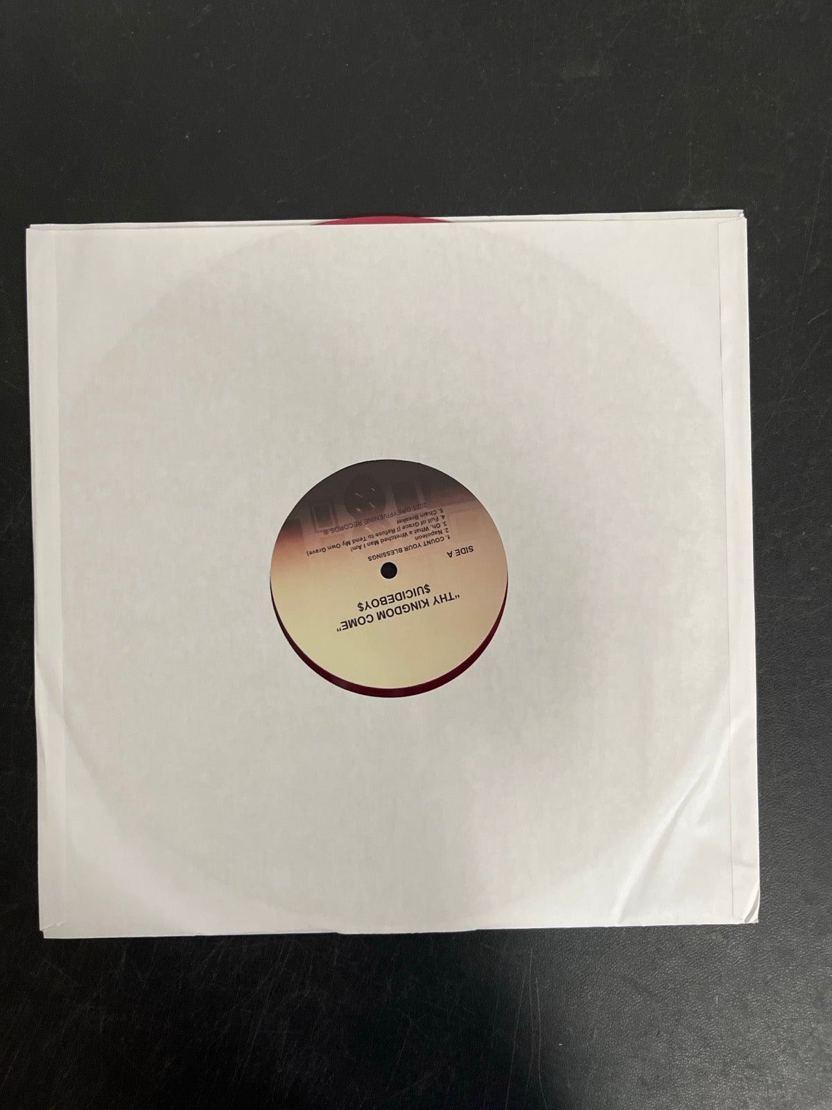 SLEEVE_1F - $uicideboy$ - Thy Kingdom Come LE Red Vinyl USED NOT TESTED