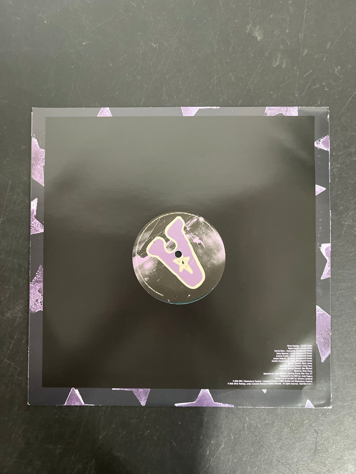SLEEVE_1F - Olivia Rodrigo - Live From ... LE Teal / Blue Vinyl USED NOT TESTED