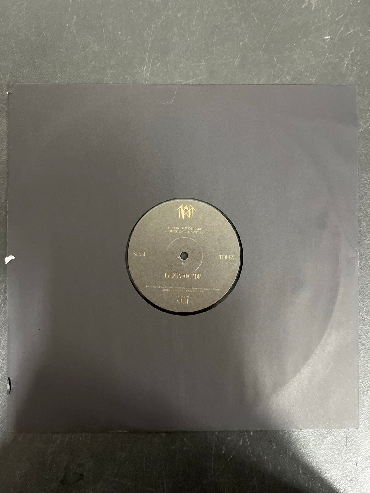 SLEEVE_1F - Sleep Token - Even In Arcadia Black Vinyl USED NOT TESTED