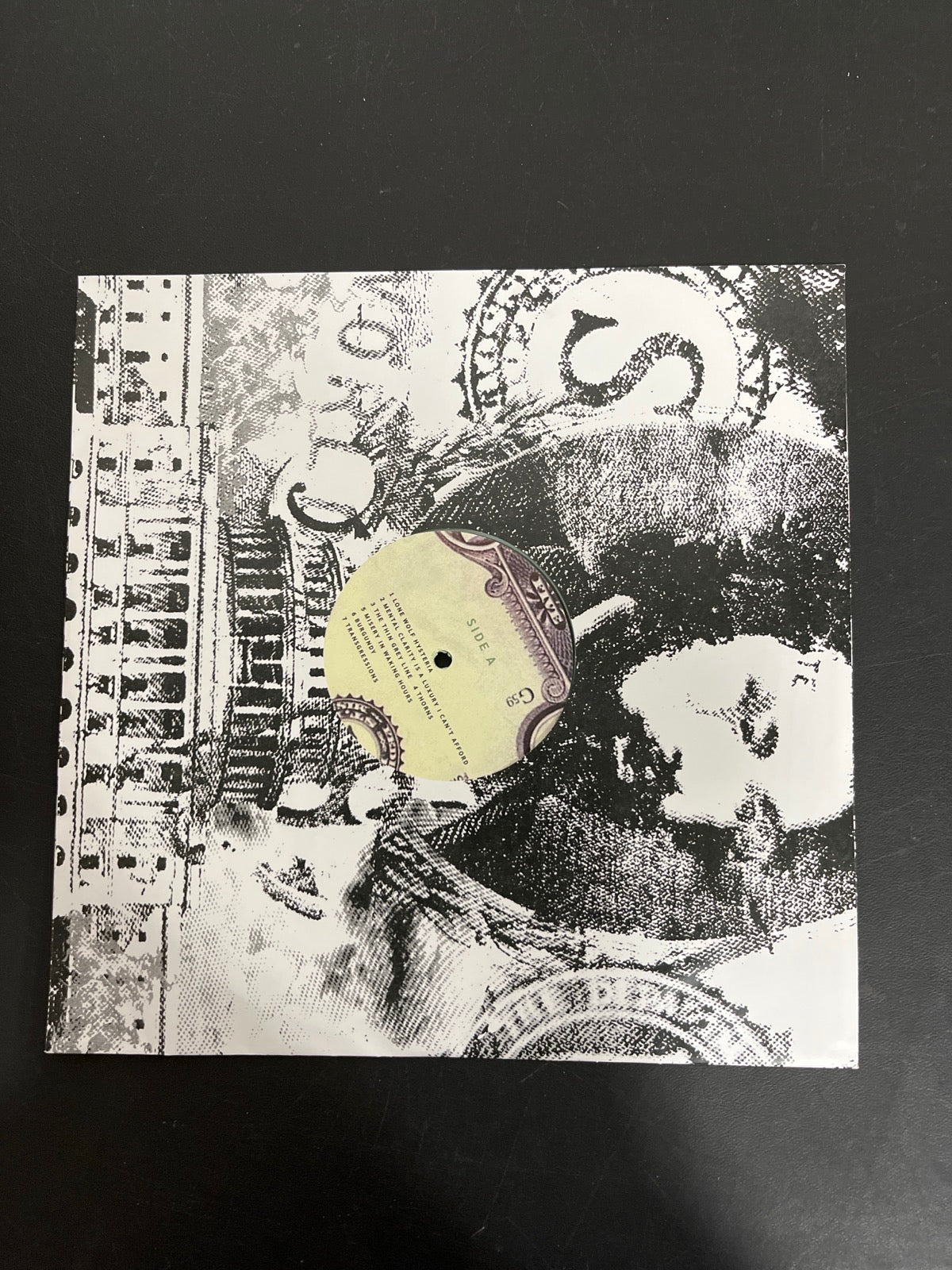 SLEEVE_1F - $uicideboy$ - New World Depression Target Exclusive Clear Vinyl USED NOT TESTED