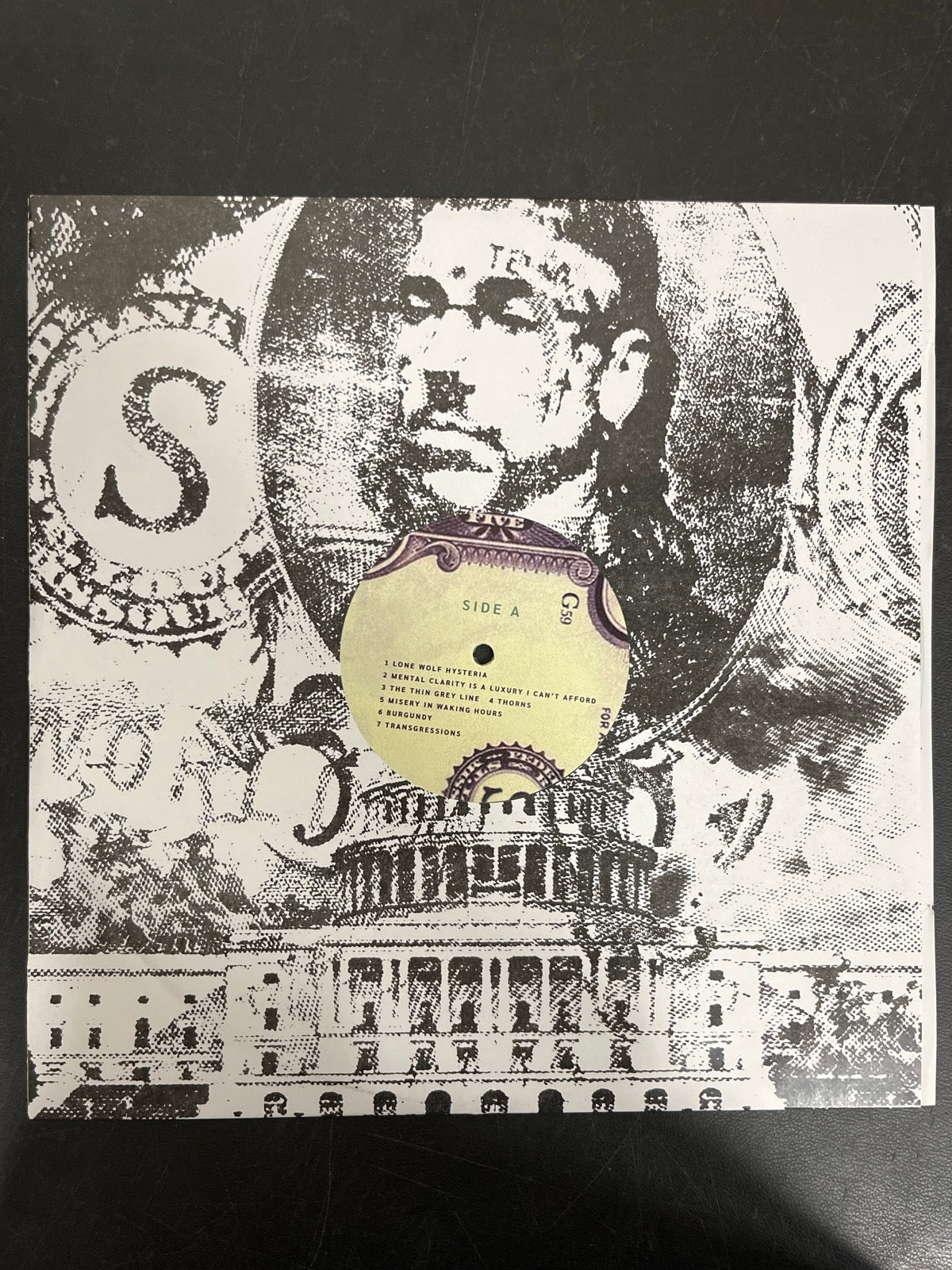 SLEEVE_1F - $uicideboy$ - New World Depression Clear Vinyl USED NOT TESTED