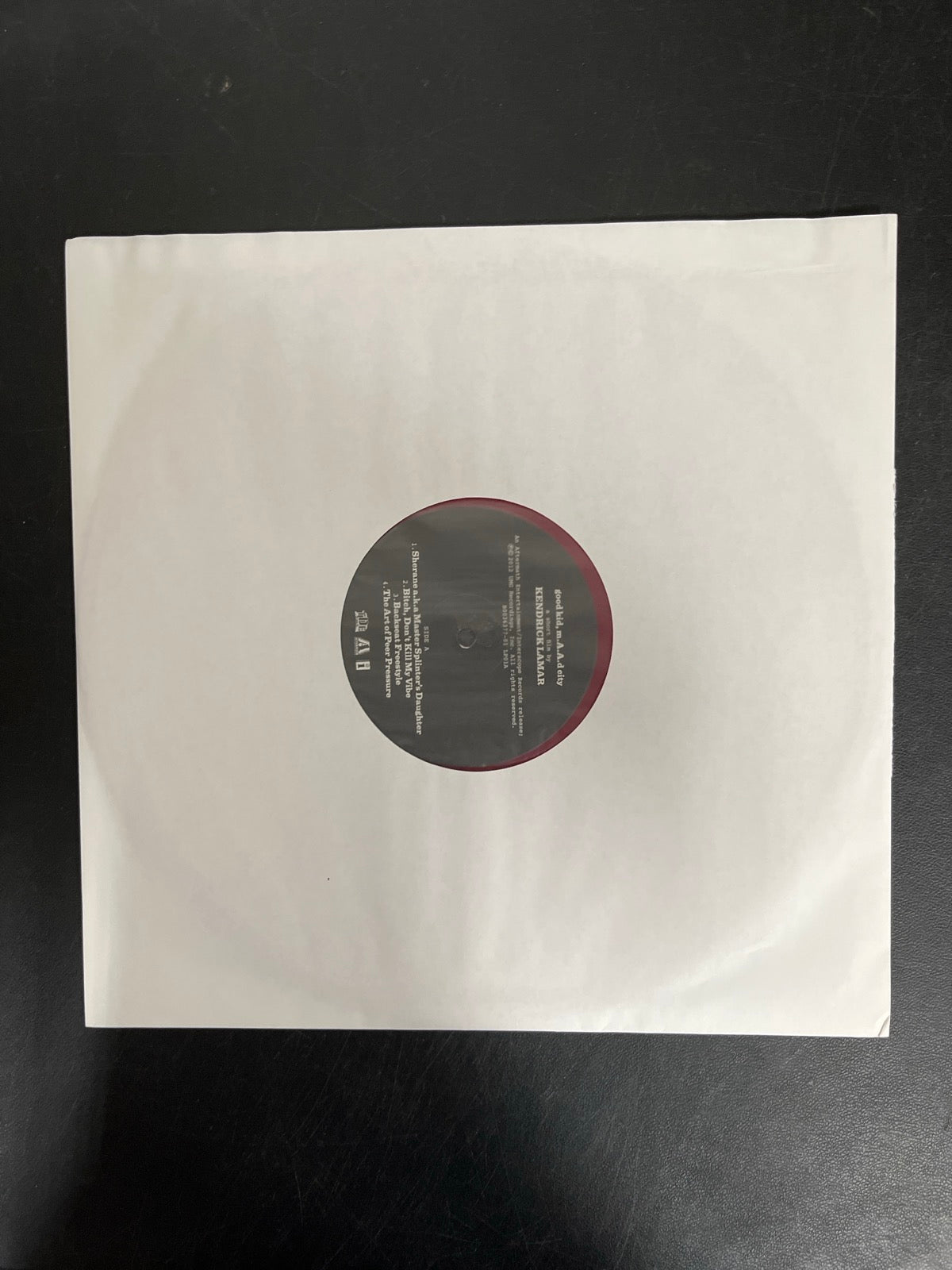 SLEEVE_1F - Kendrick Lamar - good kid, m.A.A.d city LE Red Vinyl USED NOT TESTED