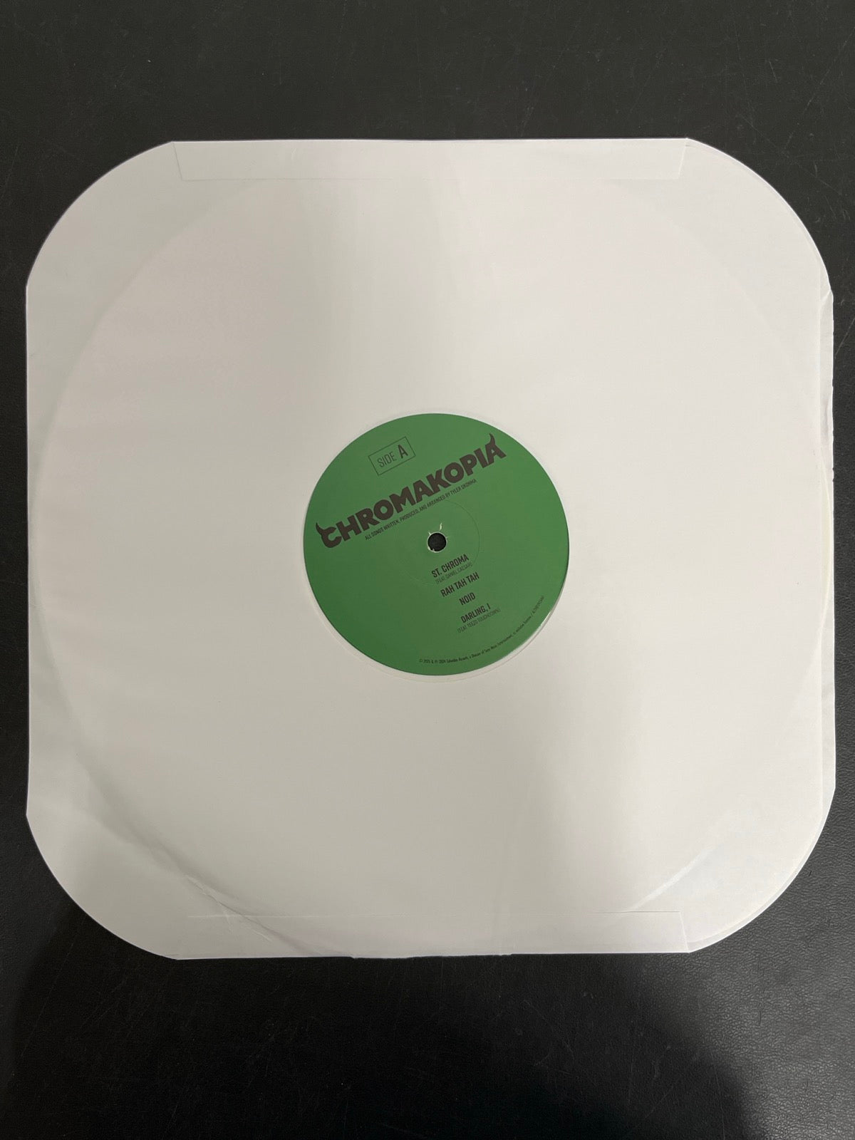 SLEEVE_1F - Tyler, the Creator - Chromakopia 180gm Deluxe Opaque White Vinyl USED NOT TESTED