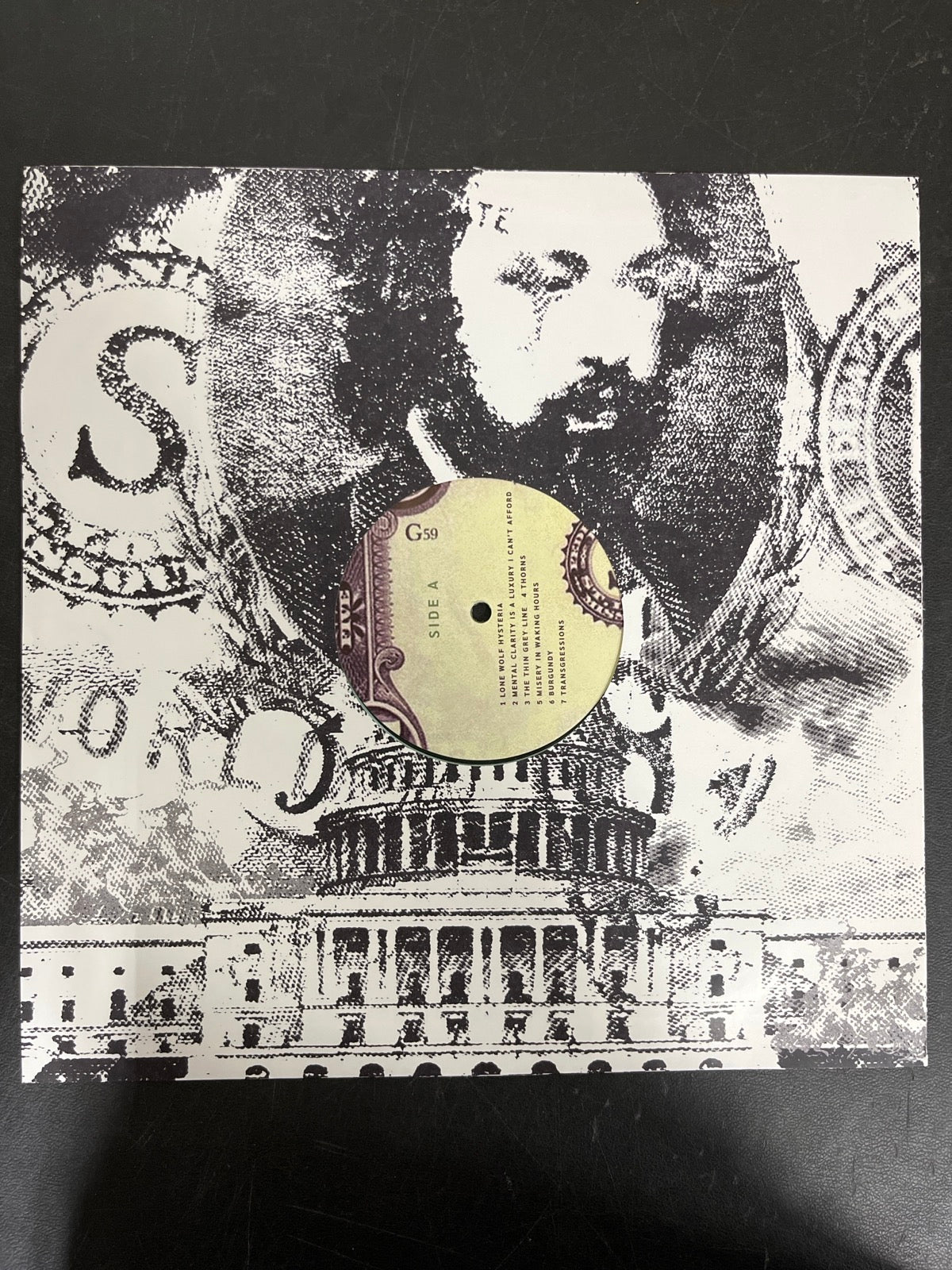 SLEEVE_1F - $uicideboy$ - New World Depression Clear Vinyl USED NOT TESTED