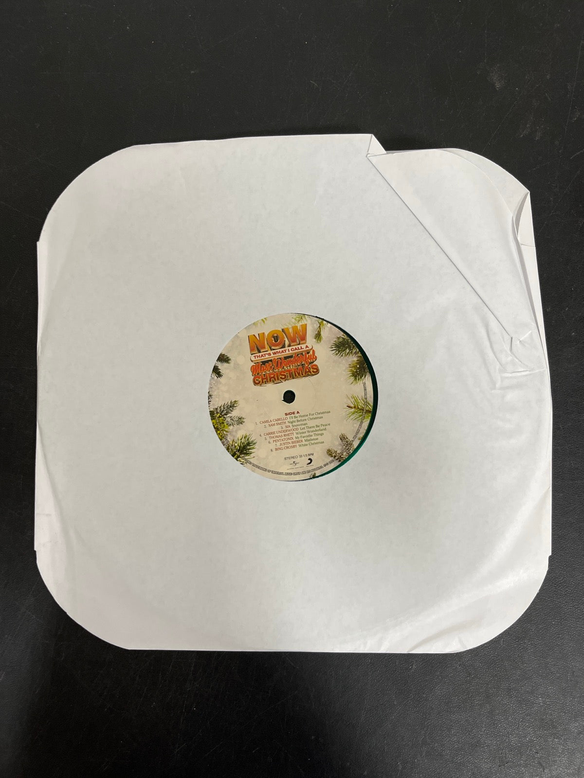SLEEVE_1F - Now That's What I Call A Most Wonderful Chr ... LE Green Vinyl USED NOT TESTED