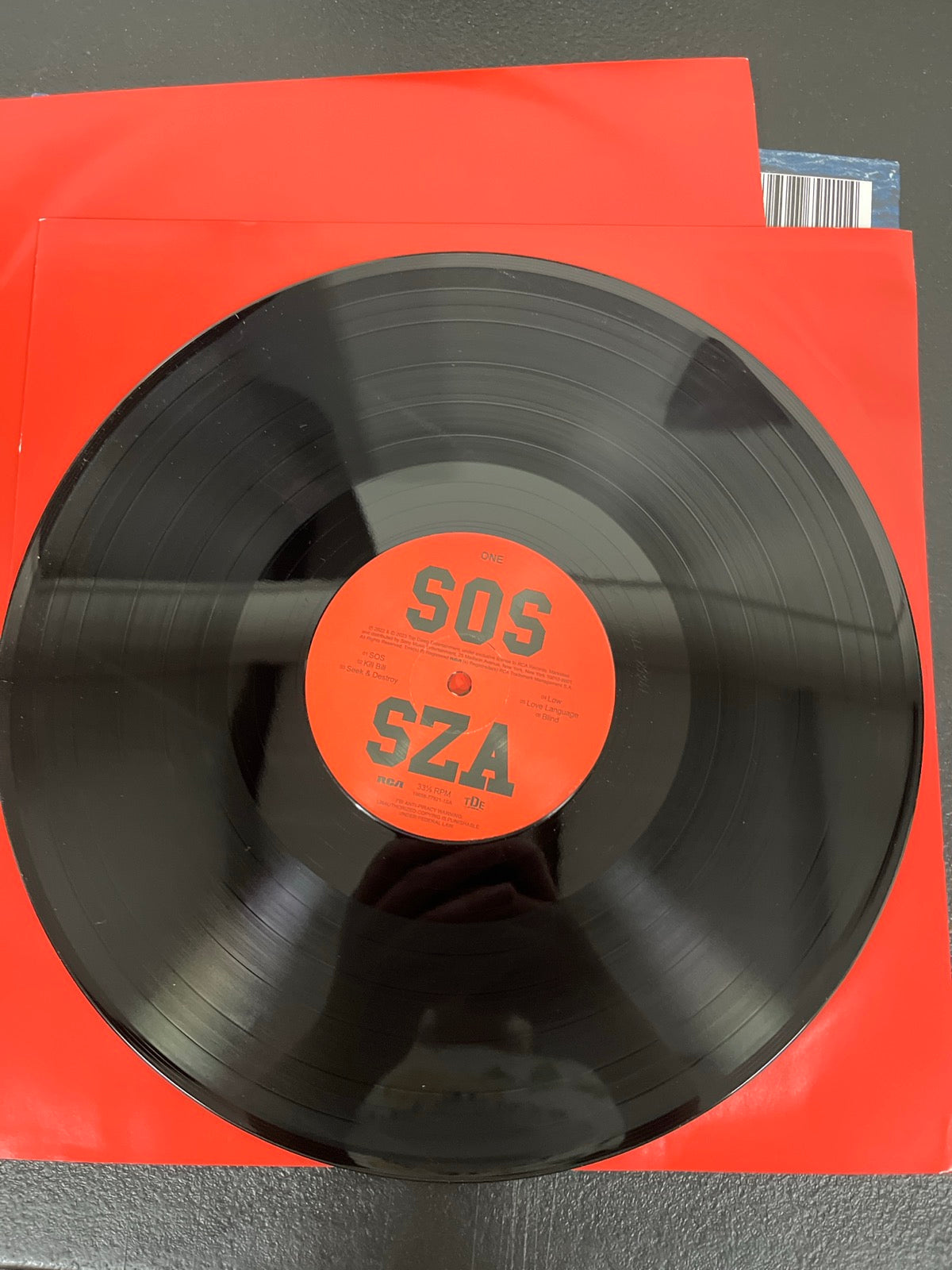 SLEEVE_1F - SZA - SOS Vinyl USED NOT TESTED