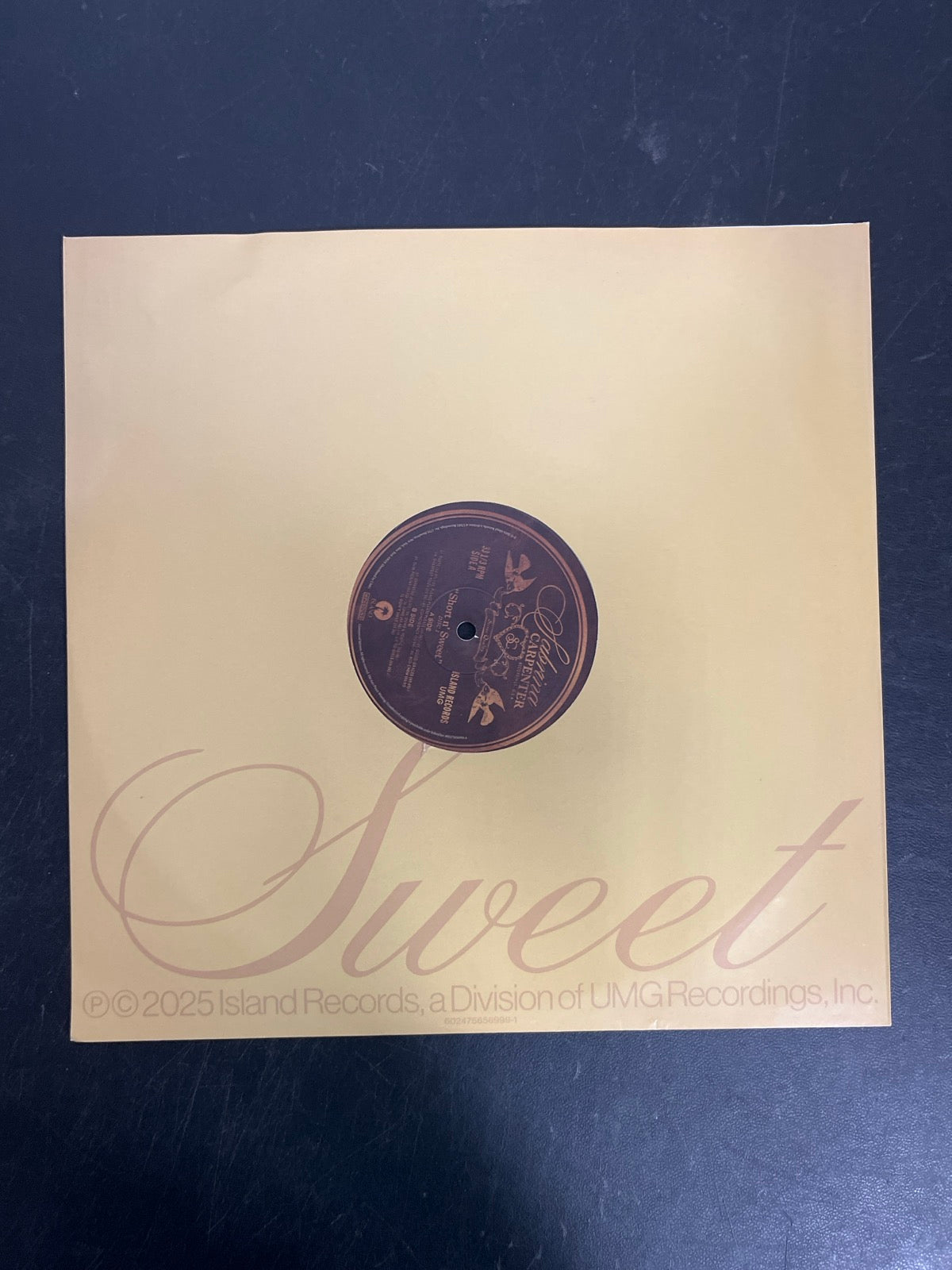 SLEEVE_1F - Sabrina Carpenter - Short N' Sweet LE Deluxe Ed. White Vinyl USED NOT TESTED
