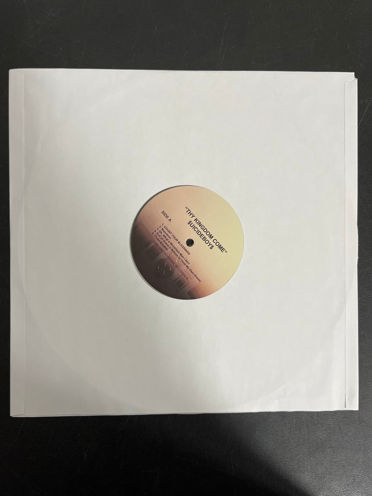 SLEEVE_1F - $uicideboy$ - Thy Kingdom Come LE Clear Vinyl USED NOT TESTED
