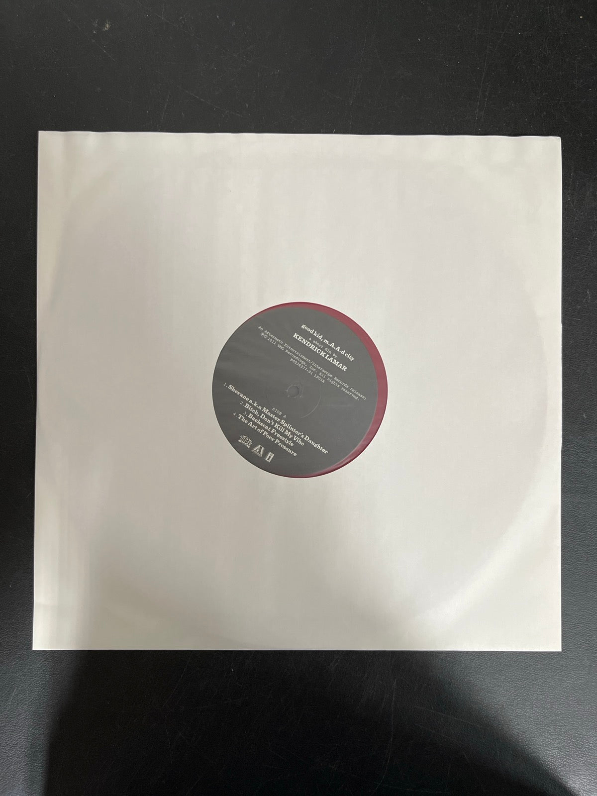 SLEEVE_1F - Kendrick Lamar - good kid, m.A.A.d city LE Red Vinyl USED NOT TESTED